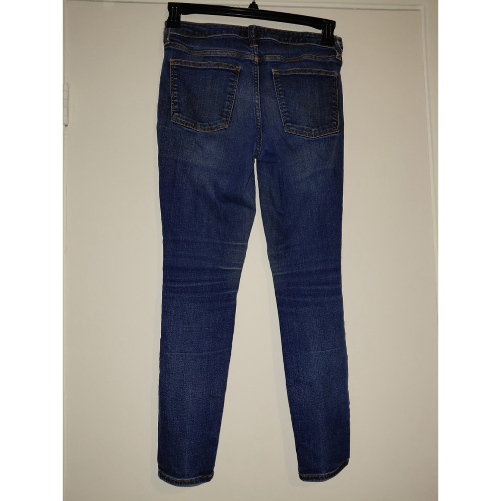 Ladies Universal Thread Mid Rise Skinny Blue Jeans Size 4/27 Regular Fit EUC - Picture 2 of 4